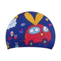 Czepek do pływania dla dzieci materiałowy na basen do wody Aqua-Sport Car