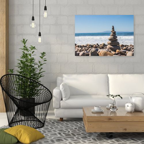 Deco Panel, Kamienie na plaży 90x60 na Arena.pl