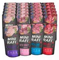 MOKRA KARMA DLA PSA DOLINA NOTECI RAFI MINI MIX SMAKÓW 20X150G MAŁE RASY