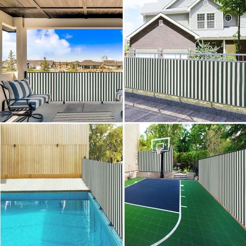 Siatka cieniująca, zielono-biała, 1,5x10 m, HDPE, 195 g/m² na Arena.pl