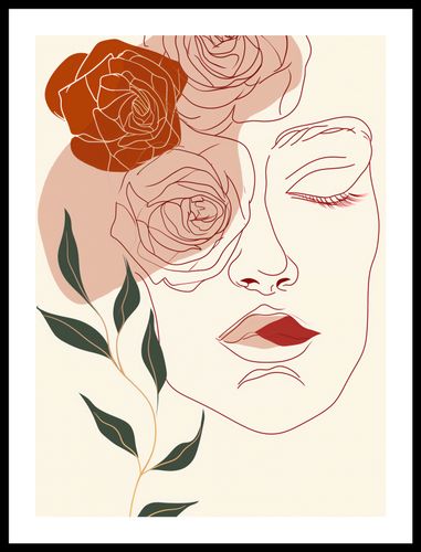 Plakat 40x55cm Beż i Twarz na Arena.pl