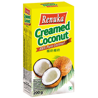 Krem kokosowy w bloku, nierafinowany 200g - Renuka