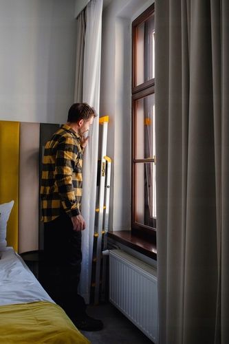 Drabina aluminiowa domowa PÓŁKA 5 stopniowa SZEROKIE stopnie DRABEST na Arena.pl