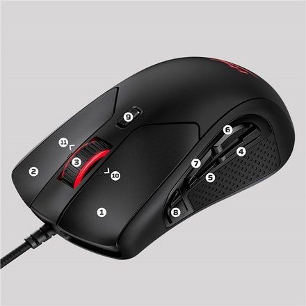 Mysz HyperX Pulsefire Raid RGB USB Gamingowa na Arena.pl