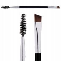 Pędzel do Brwi Skośny do Rzęs Dwustronny