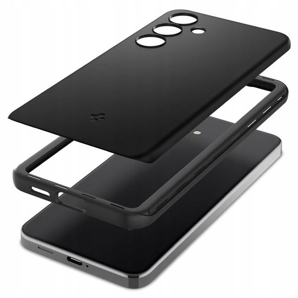 Etui Spigen Thin Fit do Samsung Galaxy S24 Black zdjęcie 5