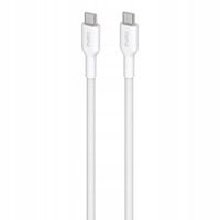 Kabel Przewód Puro Fabric PUCUSBCUSBCFABK4WHI USB-C do USB-C 1,2m Biały