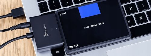 Adapter na dysk USB 3.1 Reagle SATA 3,5" 2,5" HDD SSD do 12TB Zasilacz 24W na Arena.pl