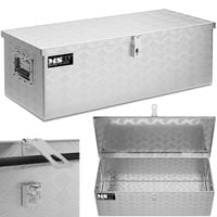 skrzynia narzędziowa transportowa aluminiowa zamykana na klucz 48 l