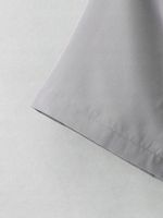 KOSZULA MĘSKA Z KRÓTKIM RĘKAWEM Z NASZYWKĄ SZARA CASUAL SHEIN XL