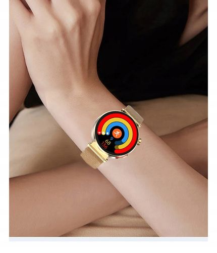 SMARTWATCH DAMSKI ZEGAREK Z POMIAREM CUKRU EKG GLUKOZA CIŚNIENIE ROZMOWY PL na Arena.pl