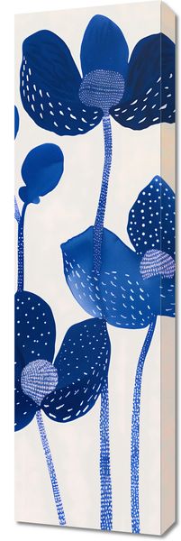 Obraz 30x100cm Nocne Kwiaty zdjęcie 1