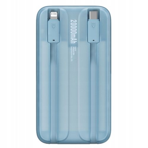 BASEUS POWER BANK SZYBKIE ŁADOWANIE 20000MAH 22.5W KABEL USB-C LIGHTNING na Arena.pl