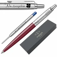 Oryginalny Długopis Parker Jotter Plum bordo Etui prezent GRAWER DO SZKOŁY