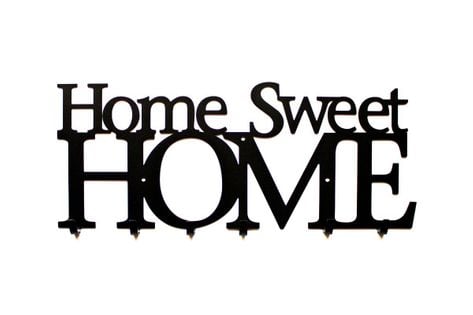 Home Sweet Home wieszak na ubrania, dekoracja pomysł na prezent