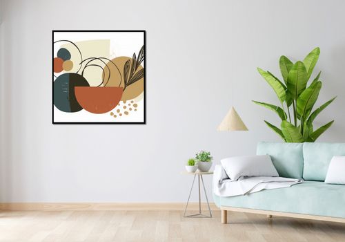 Plakat 90x90cm Kolaż Roślin na Arena.pl