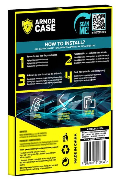 ETUI OBROTOWE DO LENOVO TAB M11 10.95" 2024 TB330FU TB330XU TB331FC CZARNE zdjęcie 6