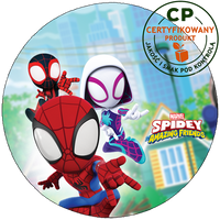 Opłatek na tort Spidey i Przyjaciele