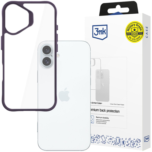Apple iPhone 16 Plus - 3mk Satin Armor Case+ Purple na Arena.pl