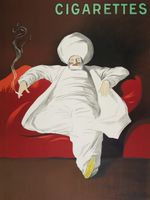 Plakat 60x80cm  Cigarettes, Cappiello Vintage do Salonu