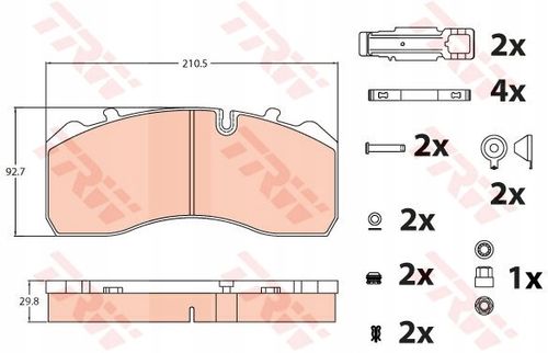 KLOCKI HAMULCOWE TRW GDB5072 na Arena.pl