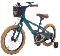 Rower tradycyjny Sun Baby Verdant 14" dla dzieci 3-5 lat z kółkami bocznymi