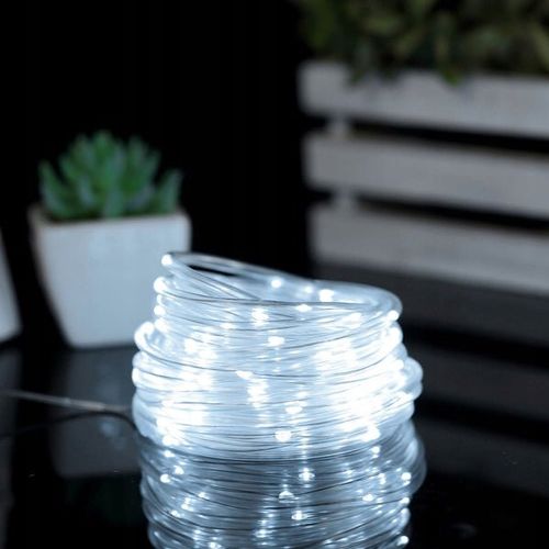 PIĘKNY JASNY WĄŻ ŚWIETLNY Z BROKATEM LED LAMPKI OZDOBNE CHOINKOWE 10M ZEW. na Arena.pl