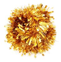 ŁAŃCUCH CHOINKOWY 2 m girlanda GWIAZDKI gęsty 12cm ZŁOTY