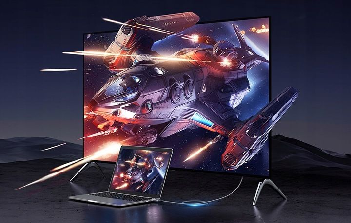 UGREEN KABEL PRZEWÓD WIDEO DISPLAYPORT DP DO HDMI FULL HD 2K UHD 4K 60HZ 2M zdjęcie 3