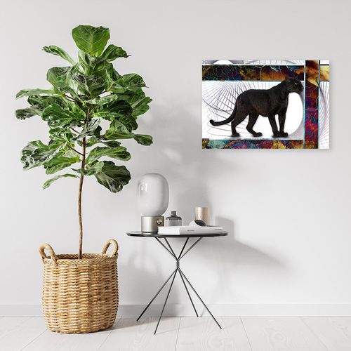 Obraz na płótnie – Canvas, czujna pantera 90x60 na Arena.pl