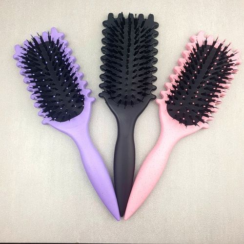 Szczotka Do Włosów Kręconych Definiująca Loki Włosie Dzika Do LokówFiolet na Arena.pl