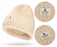 Czapka damska na zimę jesienna PETERSON stylowa modna ciepła beanie