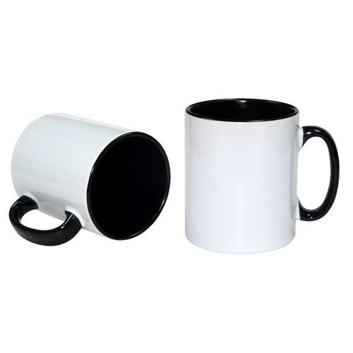 Kubek FUNNY 300 ml Czarny do Sublimacji zdjęcie 1