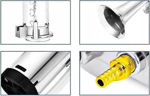 KLAKSON CHROM POJEDYNCZY Z KOMPRESOREM 12V na Arena.pl