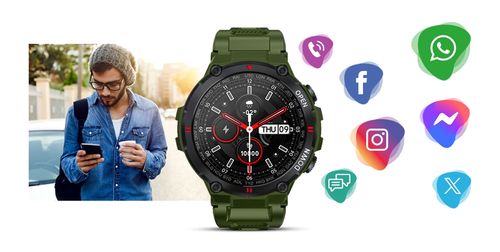 Smartwatch Giewont Focus SmartCall GW430-3 - Forest na Arena.pl