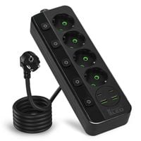 Przedłużacz Listwa Zasilająca Sieciowa 4 Gniazda 230V 3M 4x USB