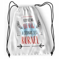 Plecak Dla Kornela Sportowy Szkolny Worek Torba Z Nadrukiem Ze Zdjęciem