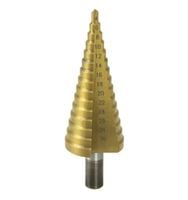 Wiertło stopniowe 4-30mm, HSS, TiN, choinka