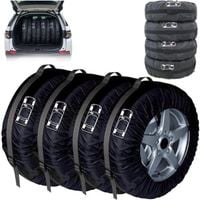 POKROWCE NA 4 KOŁA OPONY 4SZT 4K WODOODPORNE 17-22 Z RĄCZKĄ OCHRONNE GARAŻU