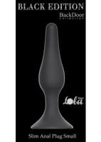 plug slim anal plug small black