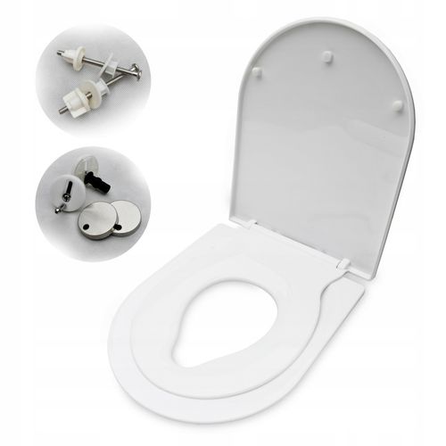 DESKA SEDESOWA KLOZETOWA WOLNOOPADAJĄCA Z WBUDOWANĄ NAKŁADKA DLA DZIECI 2w1 na Arena.pl