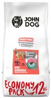 JOHN DOG sucha karma dla psa rasy średnie i duże WIEPRZOWINA WOŁOWINA 12 kg