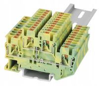 Złączka szynowa ZUG PTTB 2.5 PE na szynę DIN