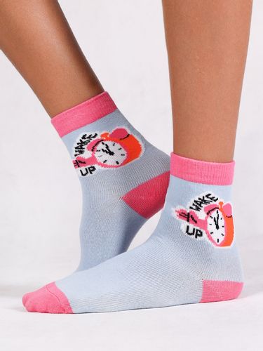 Skarpety dziewczęce długie bawełniane WAKE UP 3PAK 35-38 YOCLUB na Arena.pl