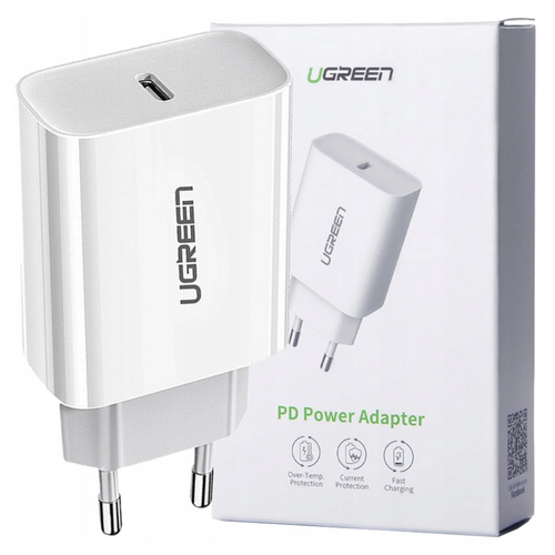 ładowarka sieciowa ugreen cd137, 20w, pd 3.0, usb-c (biała) na Arena.pl