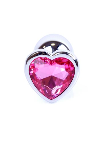 Plug-Jewellery Silver  Heart Plug- Pink na Arena.pl