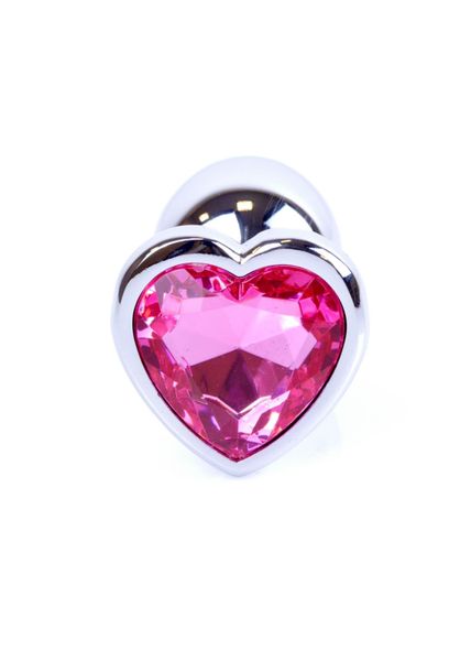 Plug-Jewellery Silver  Heart Plug- Pink zdjęcie 6