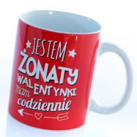 KUBEK - "JESTEM ŻONATY" DLA MĘŻA