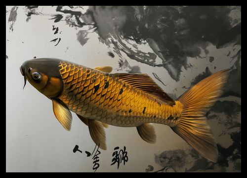 Plakat 42x29,7cm Spokojna Ryba Koi na Arena.pl