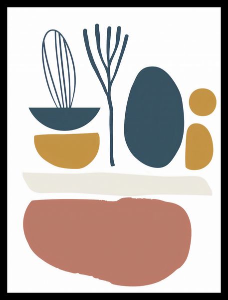 Plakat 60x80cm Stylowa Roślinność zdjęcie 2